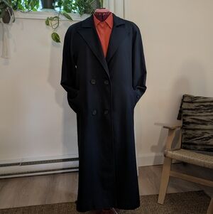 ANNA Collection Coats/Marine 100% Virgin Wool Coat